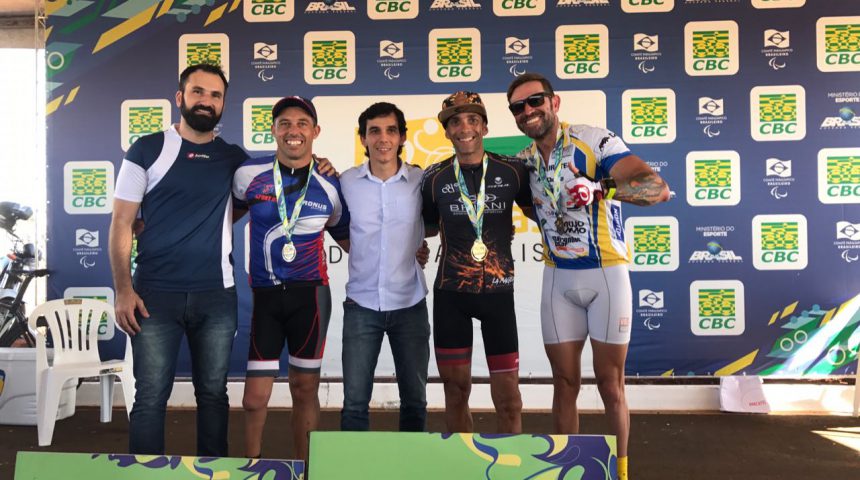 Spimpolo faz dobradinha e ganha dois ouros na Copa Brasil de Paraciclismo 2018, em Leme